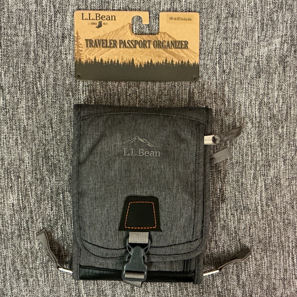 NWT LL Bean Travel Organizer - RFID